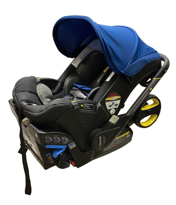 used Doona Infant Car Seat & Stroller Combo, 2022, Royal Blue