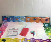 used Chuckle And Roar Jumbo 4' x 3' Aqua Draw Doodle Mat