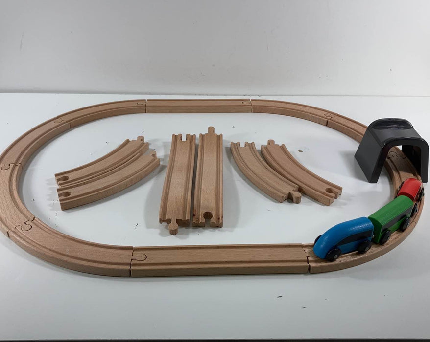 used IKEA Lillabo 20 Piece Basic Train Set