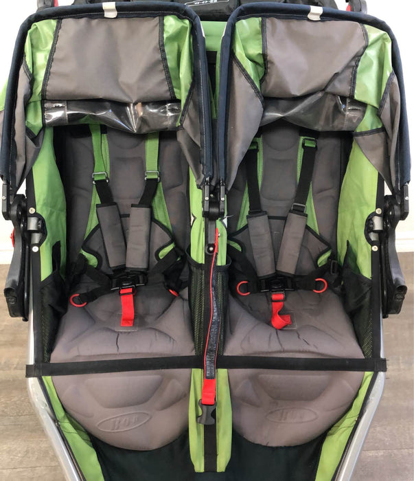 Shop BOB Revolution Duallie Stroller, 2015, Green, Pro at Goodbuygears