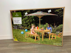 secondhand Destination Summer Kids’ Picnic Table Set With Umbrella