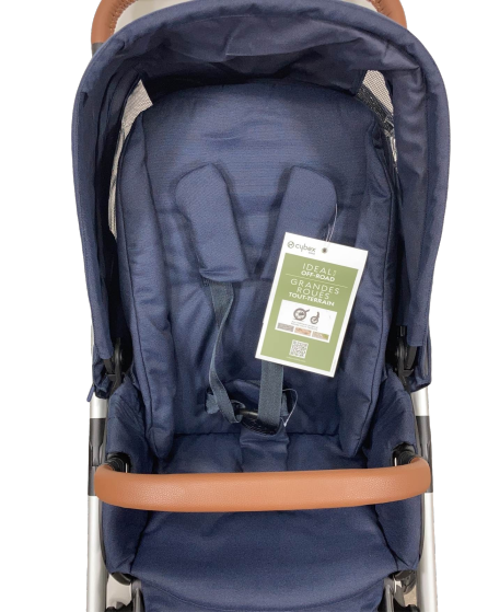 Shop Cybex Talos S Lux Stroller, 2020, Ocean Blue (Silver Frame) at Goodbuygears