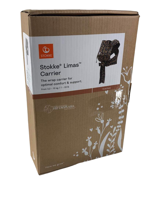 Shop Stokke Limas Carrier, Floral Gold at Goodbuygears