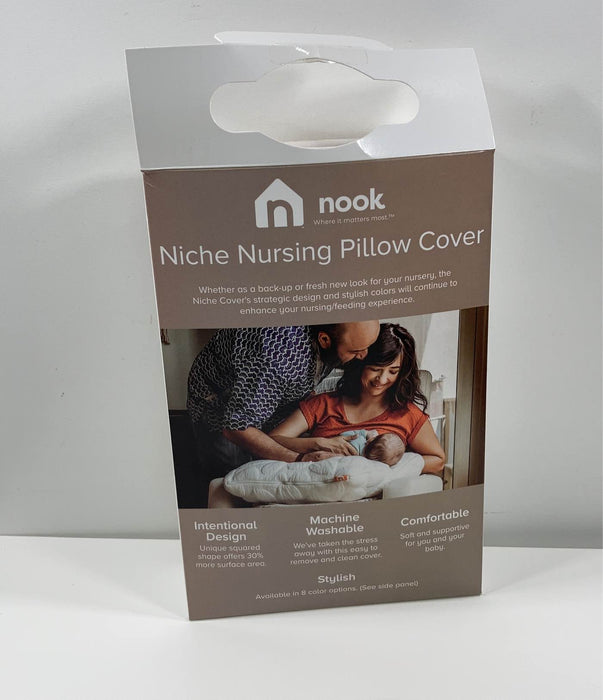 used Nook Niche Nursing Pillow Cover, /Poppy