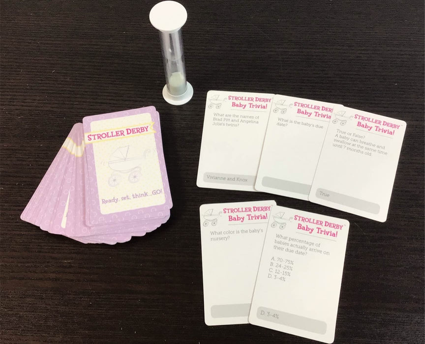 Shop Kate Aspen Stroller Derby Baby Shower Trivia Game at Goodbuygears