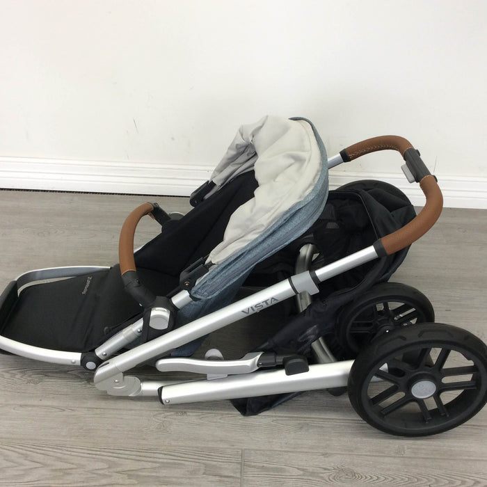 Shop UPPAbaby VISTA V2 Stroller, Gregory (Blue Melange) at Goodbuygears
