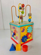 used Top Bright Wooden Shape Sorter Activity Cube Toy