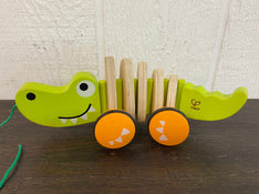secondhand Hape Walk-A-Long Croc