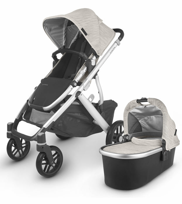 Shop UPPAbaby VISTA V2 Stroller, 2020, Sierra (Dune Knit) at Goodbuygears