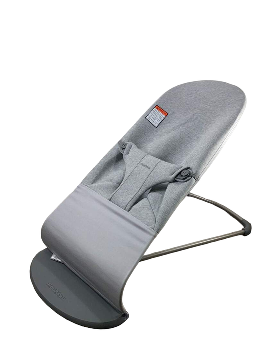 Shop BabyBjorn Bouncer Bliss, Light Gray 3D Jersey, Dark Gray Frame at Goodbuygears