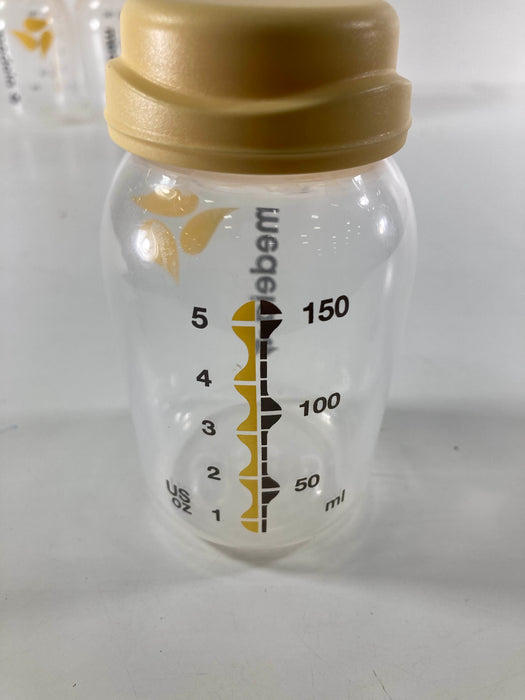 secondhand Medela Breast Milk Collection and Storage Bottles with Solid Lids - 6pk/5oz