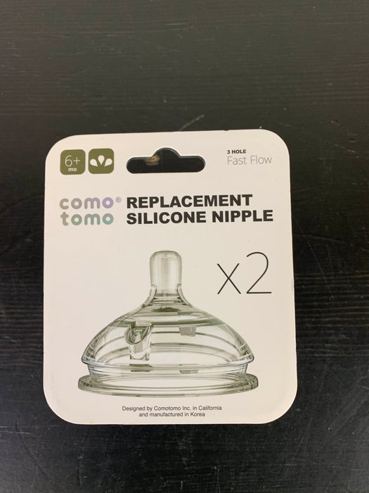 used Comotomo Replacement Fast Flow Nipples