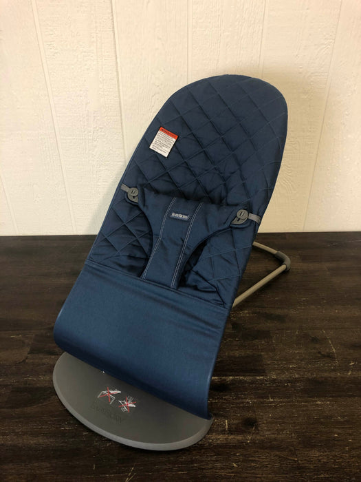 Shop BabyBjorn Bouncer Bliss, Midnight Blue, Cotton at Goodbuygears