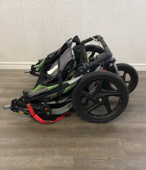 Shop BOB Revolution Duallie Stroller, 2015, Green, Pro at Goodbuygears