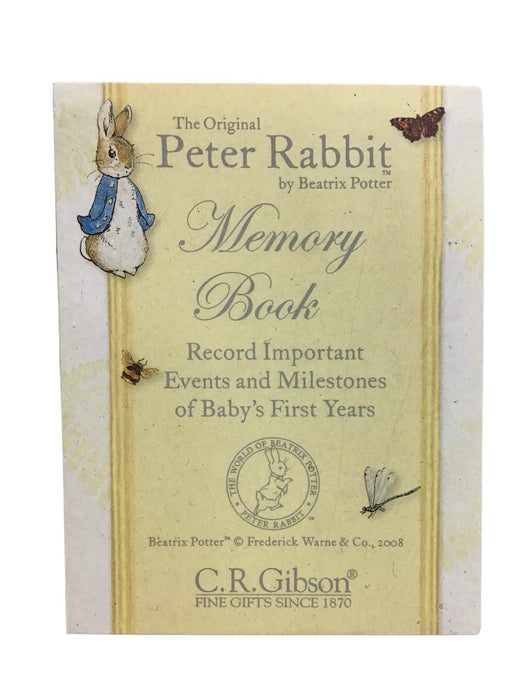 Shop C.R. Gibson Baby Memory Book For Newborns, Peter Rabit at Goodbuygears