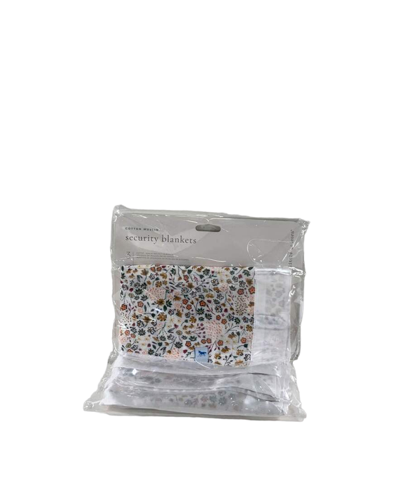 Shop Little Unicorn Cotton Muslin Security Blankets 3 Pack, Pressed Petals at Goodbuygears
