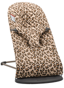 Shop BabyBjorn Bouncer Bliss, Beige/Leopard Cotton Classic Quilt, Dark Gray Frame at Goodbuygears