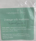 Shop Naturepedic Organic Lightweight Classic Crib 2-Stage Natural Mattress at Goodbuygears