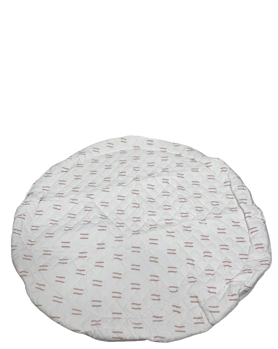 Shop Poppyseed Play Extra Padded Round Play Mat, Neutral Lines at Goodbuygears