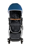 secondhand Mockingbird Single to Double Stroller, 2023, Silver with Penny Leather, Windowpane, Sea