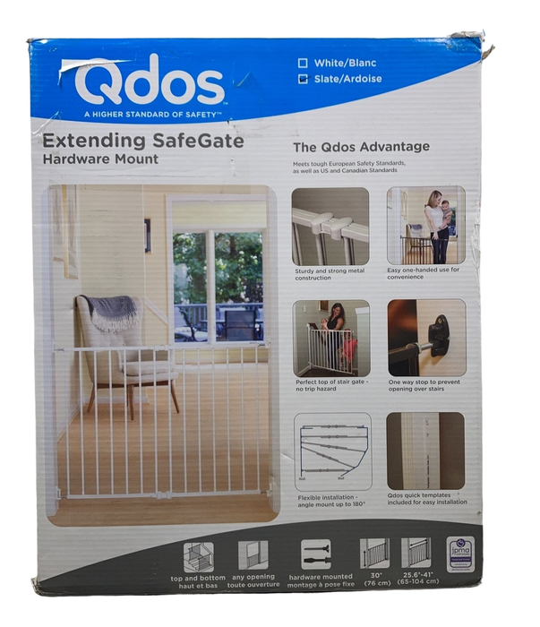 Shop Qdos Extending SafeGate Hardware Mount, Slate at Goodbuygears