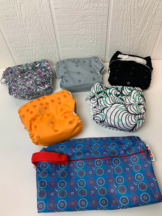 used BUNDLE Cloth Diapers