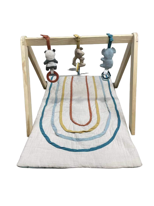 Shop Itzy Ritzy Wooden Activity Gym Playmat With Hanging Toys at Goodbuygears