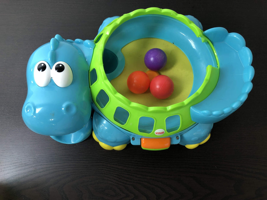 secondhand Fisher Price Go Baby Go Poppity-Pop Musical Dino