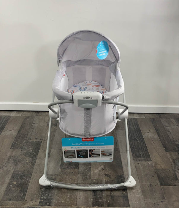Shop Fisher Price Soothing View Bassinet, Rainbow Showers at Goodbuygears