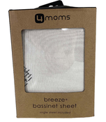 Shop 4moms Breeze Bassinet Sheet, Single, White Crosshatch at Goodbuygears