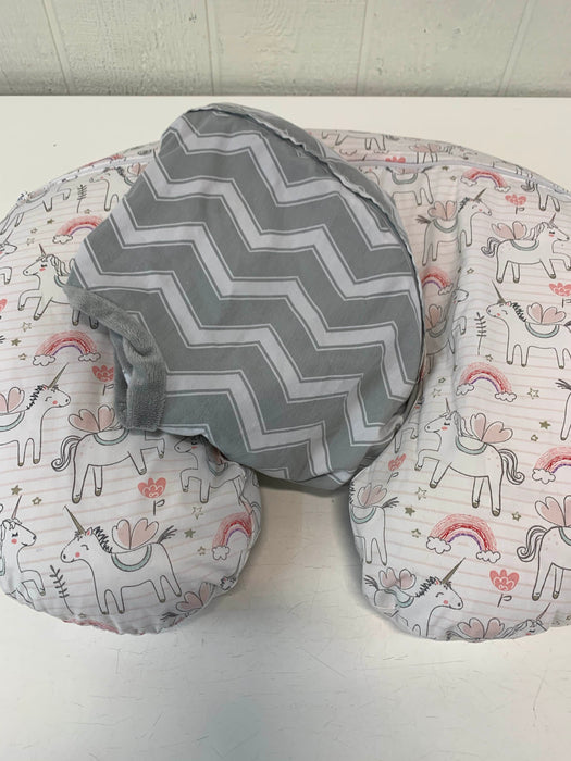secondhand Boppy Nursing Pillow, with Extra Cover