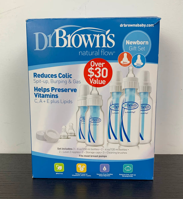 used Dr. Brown's Natural Flow Newborn Gift Set