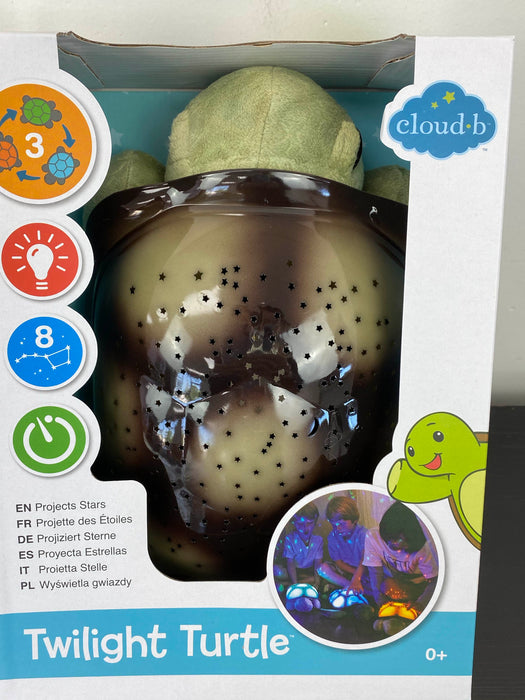 used Cloud b. Twilight Turtle Plush Night Light Projector