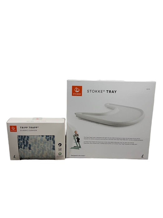 Shop Stokke Tripp Trapp Complete High Chair, White, Waves Blue at Goodbuygears