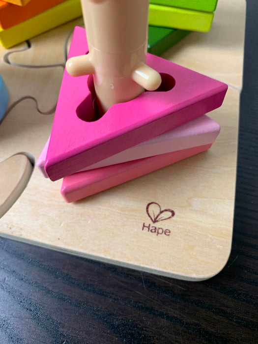 secondhand Hape Creative Peg Puzzle