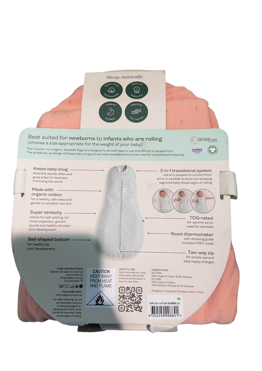 Shop ErgoPouch Cocoon Swaddle Bag, 1.0 TOG, 0000, Berries at Goodbuygears