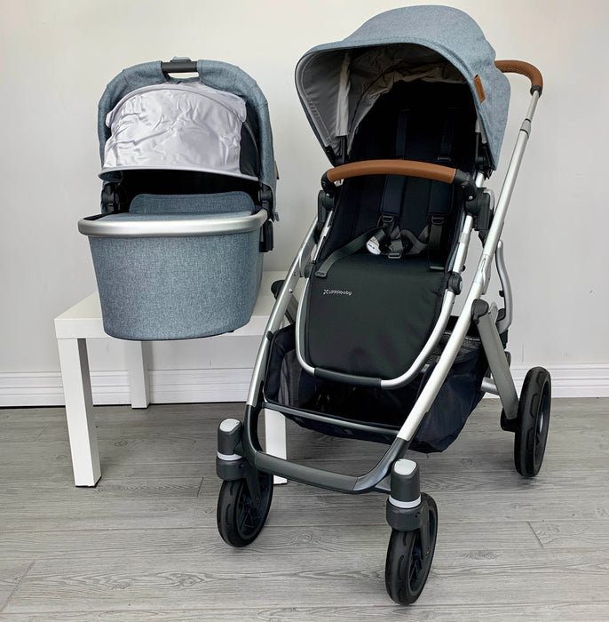 Shop UPPAbaby VISTA V2 Stroller, Gregory (Blue Melange) at Goodbuygears