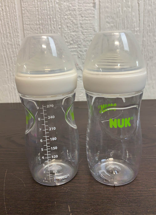 used NUK Simply Natural Bottles, 9oz, 2 Pack