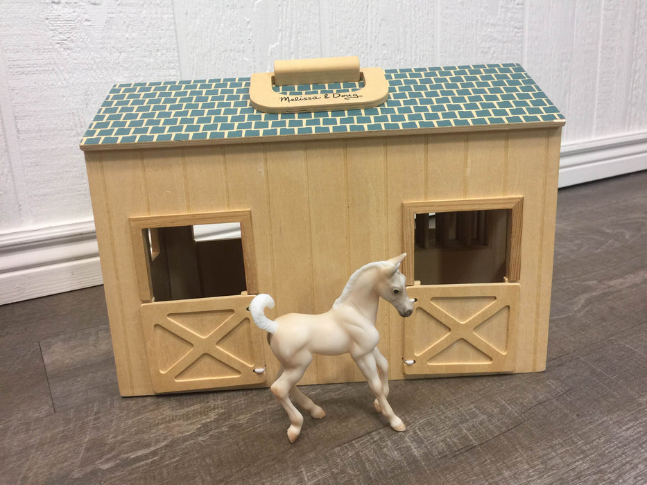 used Melissa & Doug Fold & Go Barn