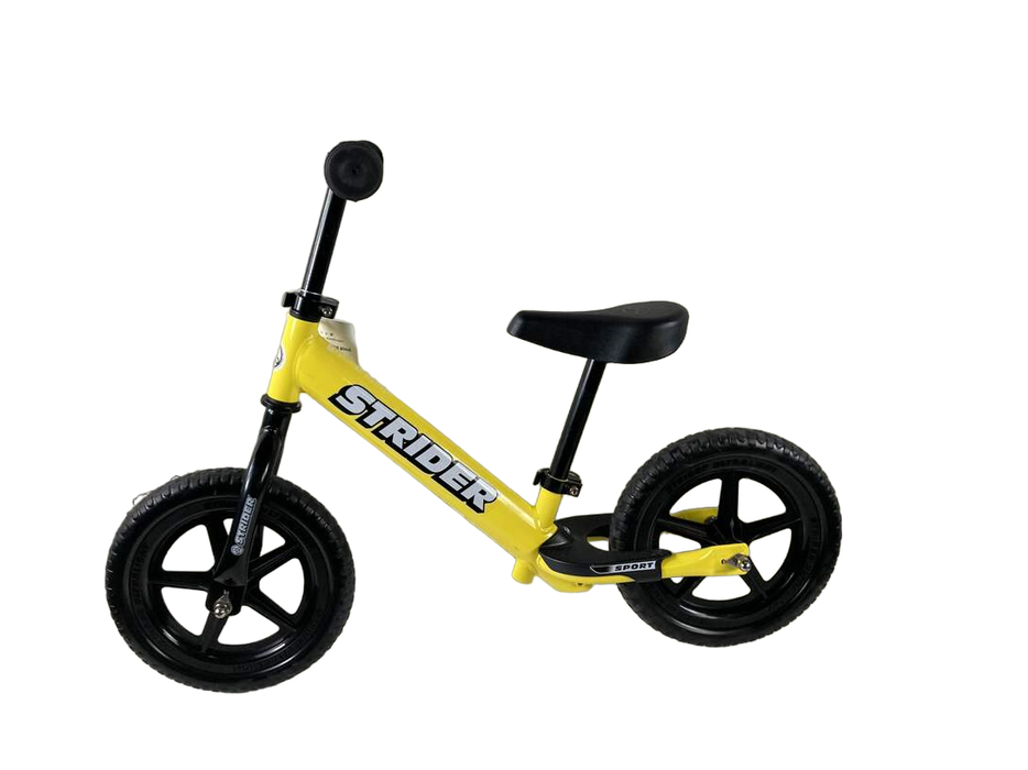 Shop Strider Balance Bike 12” Classic, Yellow at Goodbuygears