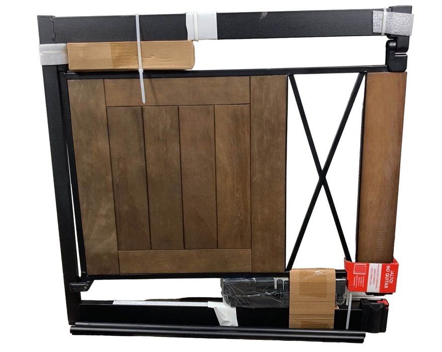 Shop Safety 1st Easy Install Modern Farmhouse Gate, Rustic at Goodbuygears