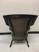Pier One Wicker Chair and Ottoman