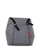 used Skip Hop Grab And Go Double Bottle Bag, Grey Melange & black
