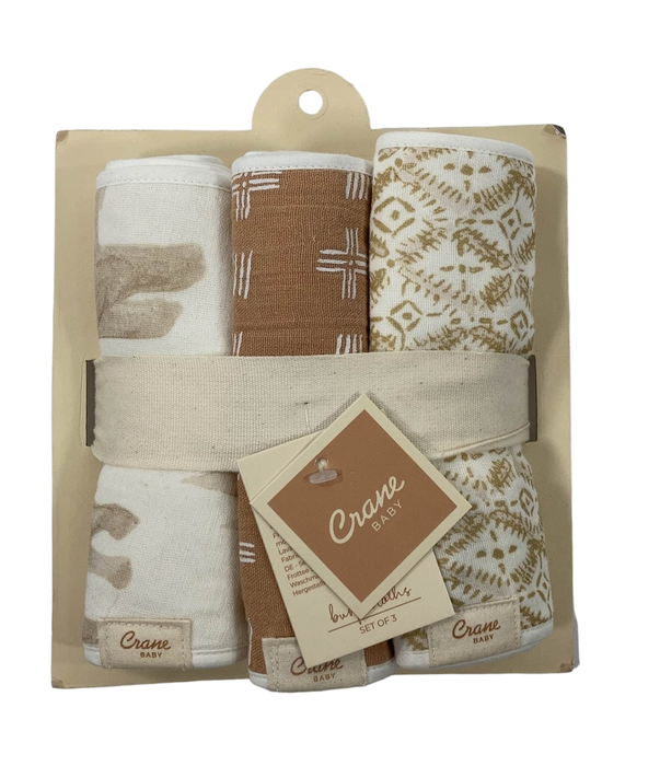 Shop Crane Baby Cotton Muslin Burp Cloth Set, Kendi at Goodbuygears