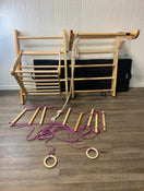 used Joymor Wooden Kids Swedish Wall Ladder Stall Bars Set