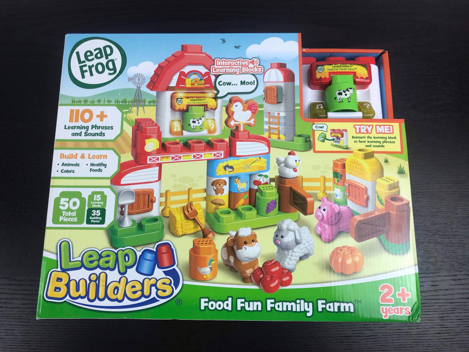 secondhand Leap Frog Leap Builders Food Fun Family Farm