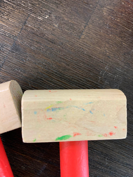 secondhand Melissa & Doug Deluxe Pounding Bench