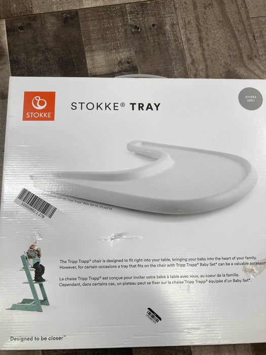 used Stokke Tripp Trapp Tray, Storm Grey