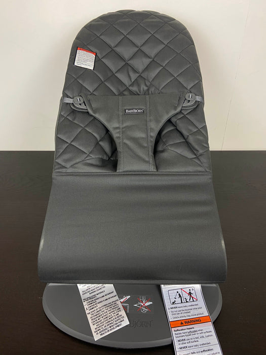 secondhand Baby Bjorn Bouncer Bliss, Anthracite Cotton