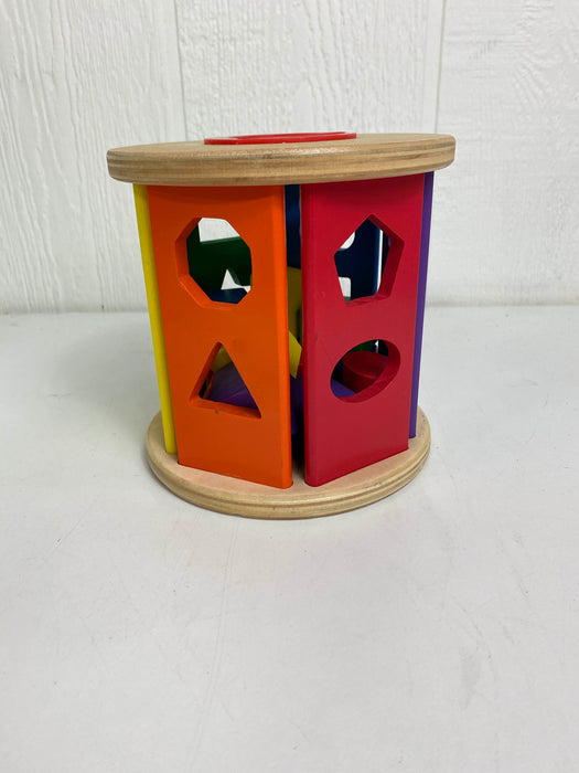 used Melissa & Doug Match and Roll Shape Sorter